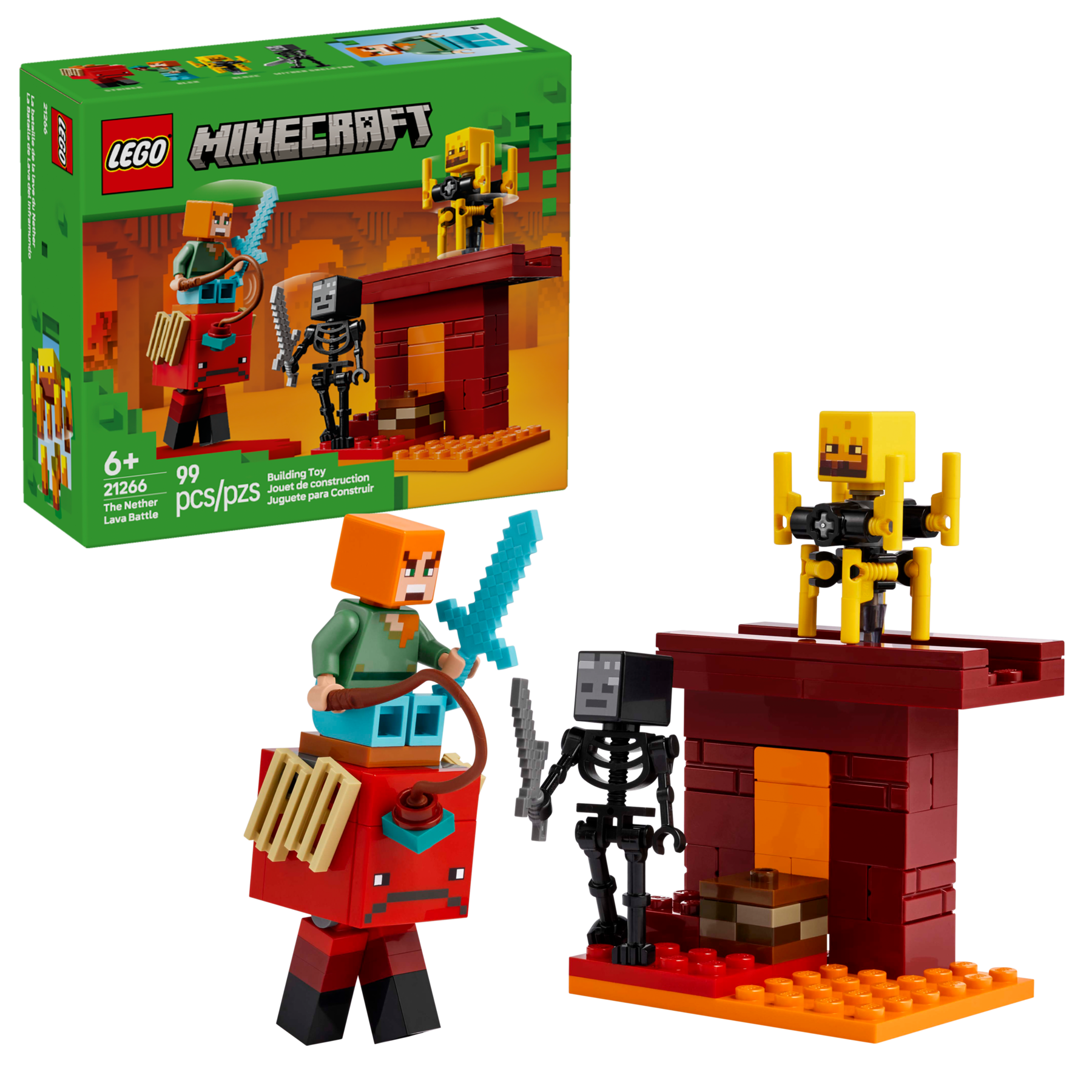 21266 LEGO® The Nether Lava Battle