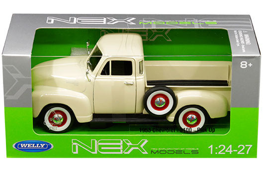Chevrolet 3100 Pick Up 1953 (Cream) 1:24 - 27 Scale Diecast Model