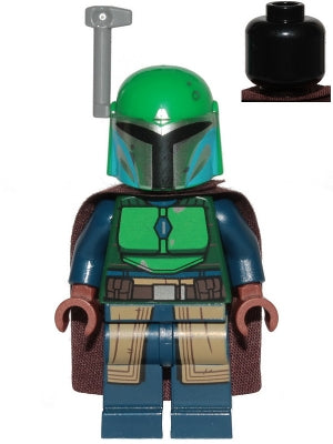 SW1078 Mandalorian Tribe Warrior - Female, Dark Brown Cape