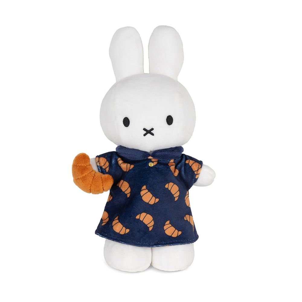 Miffy with Croissant Dress 9.5" Plush
