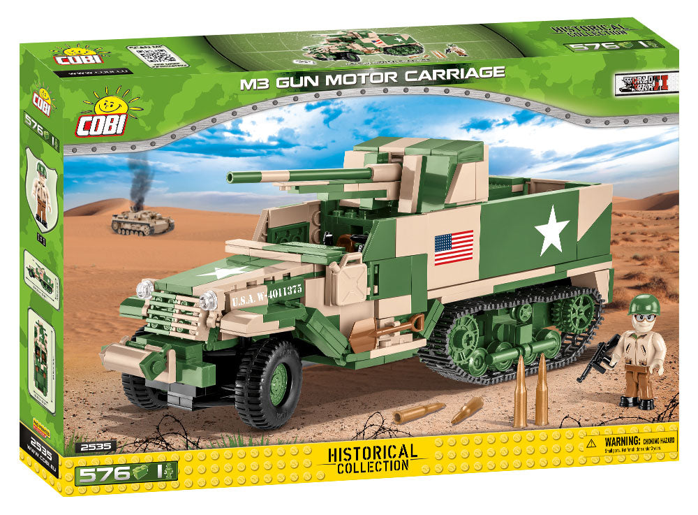 M3 Gun Motor Carriage 576 Piece Block Kit