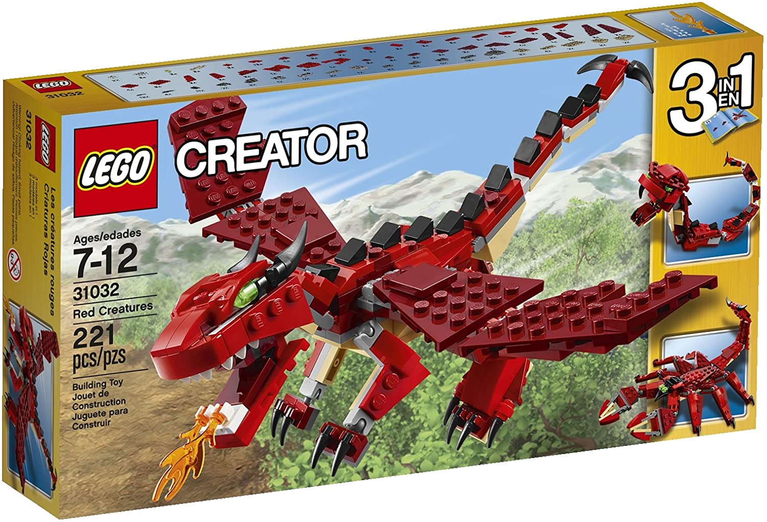31032 Red Creatures (Retired) (New Sealed)
