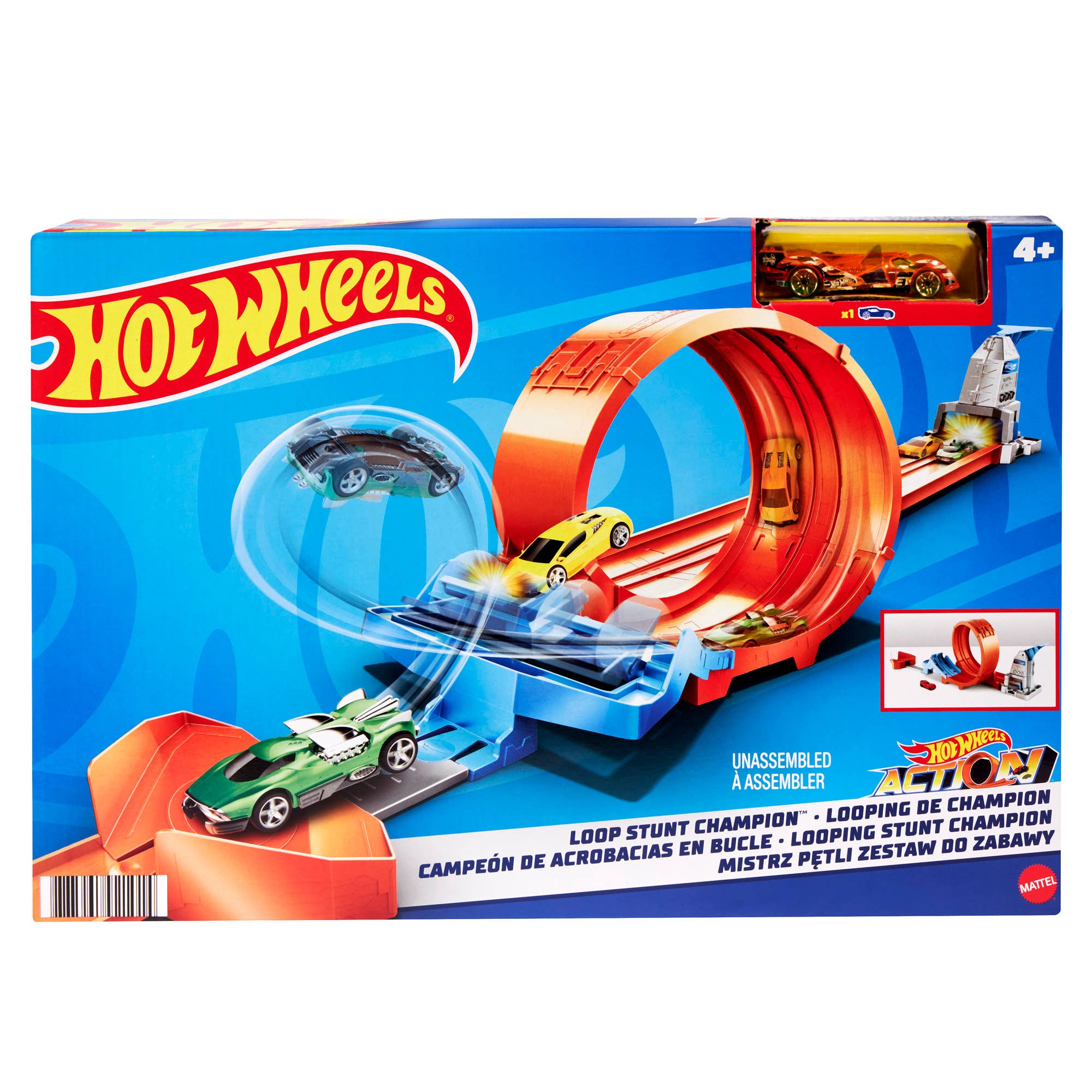 Hot Wheels Loop Stunt Champion Track Set