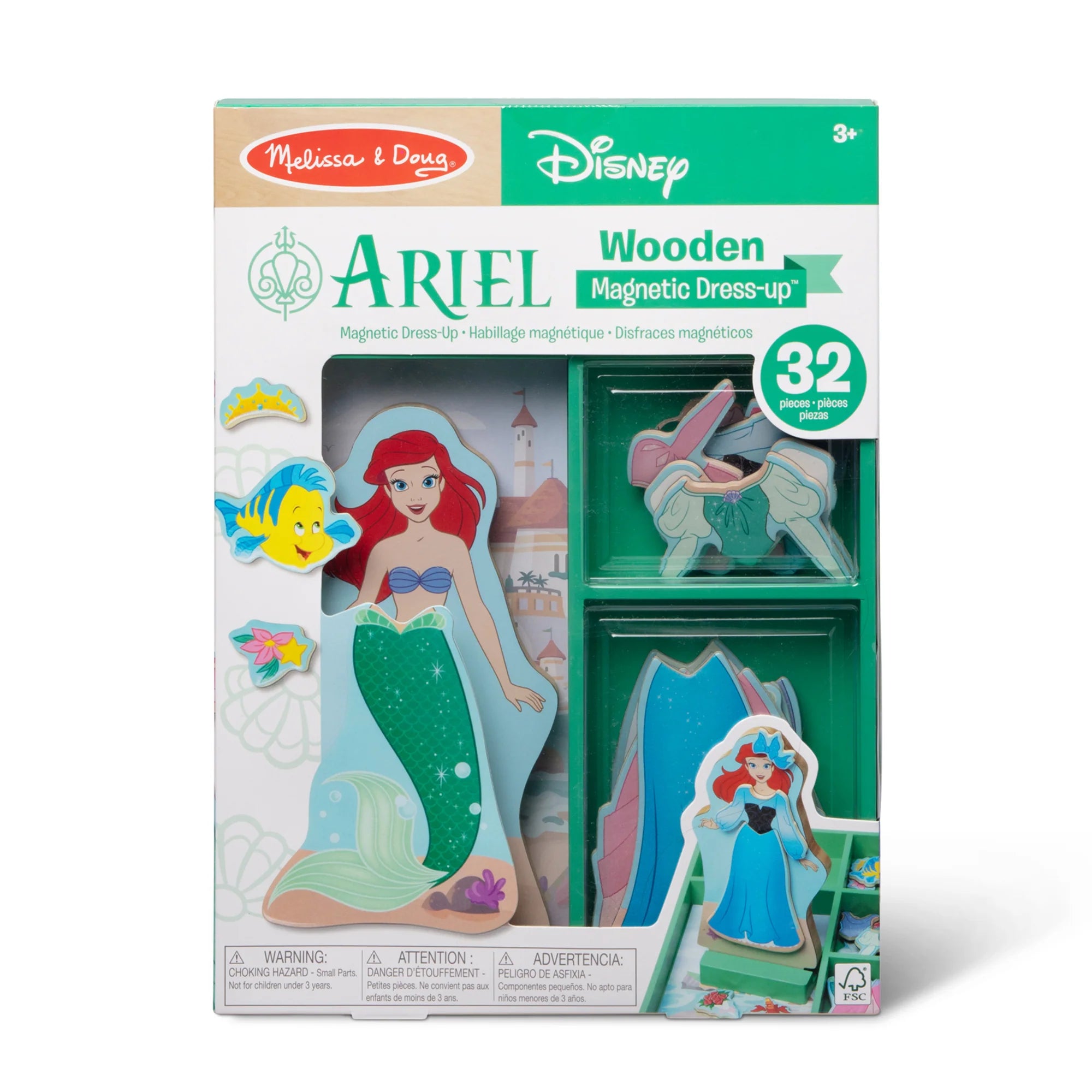 Melissa & Doug 51290 Disney Magnetic Dress-Up Ariel