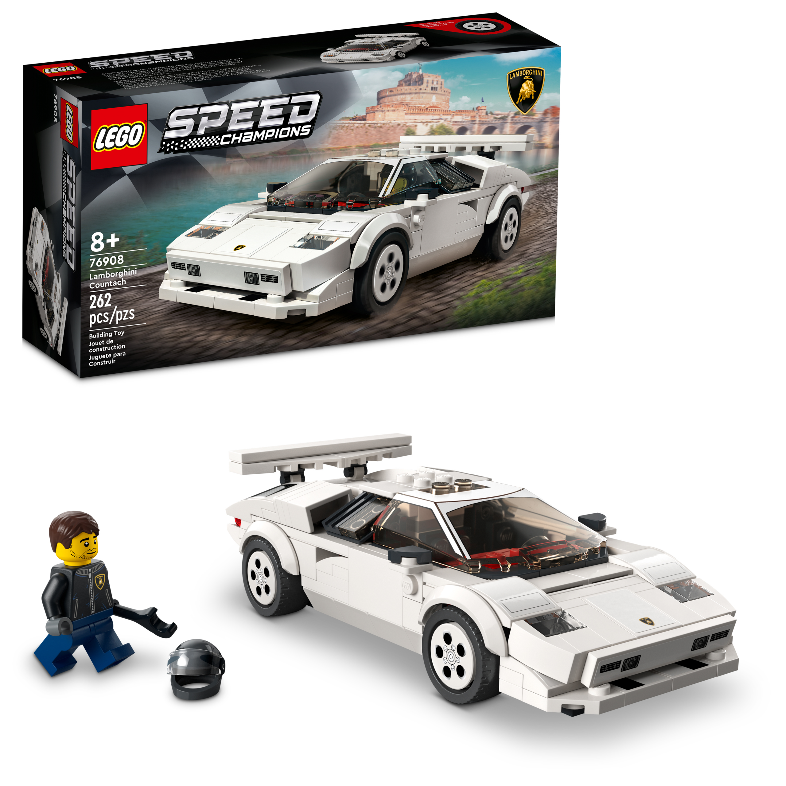 Speed Champions LEGO 76908 Lamborghini Countach Certified
