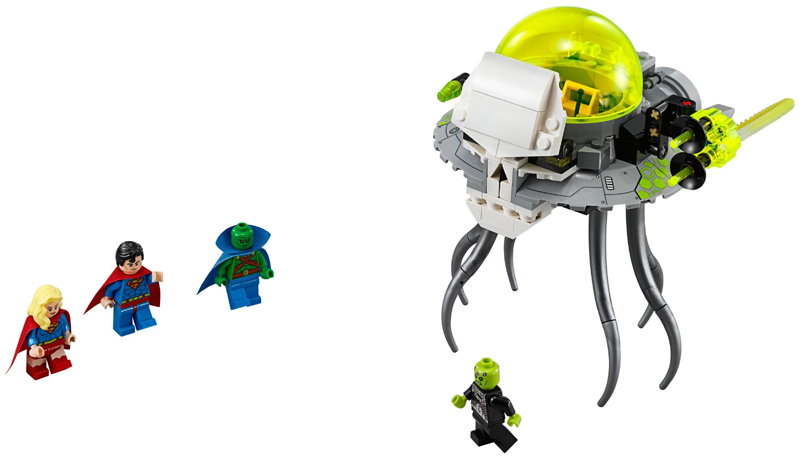 Super Heroes Brainiac Attack LEGO 76040 Certified (used) Retired in plain box
