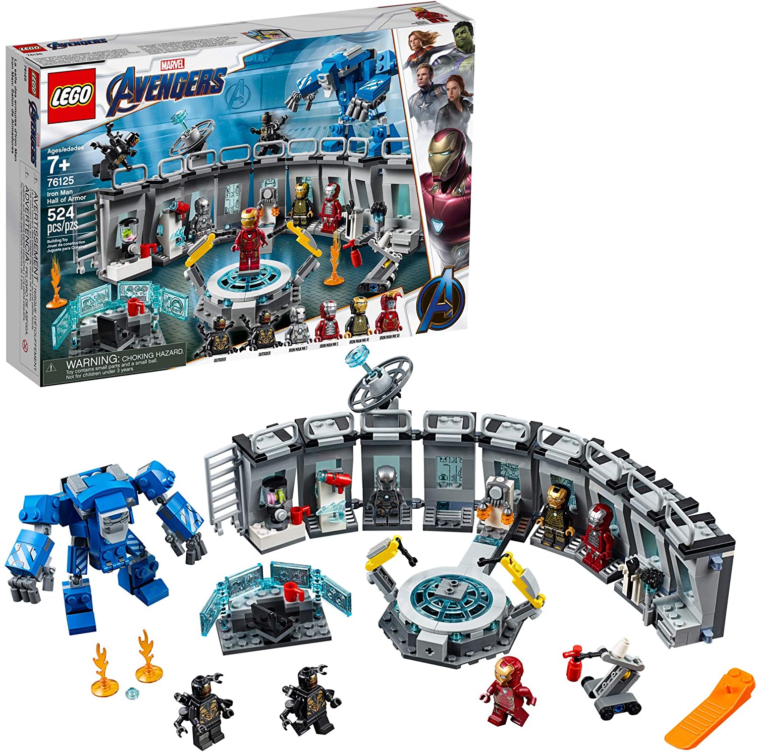 76125 Iron Man Hall of Armor (Retired) (New Sealed)