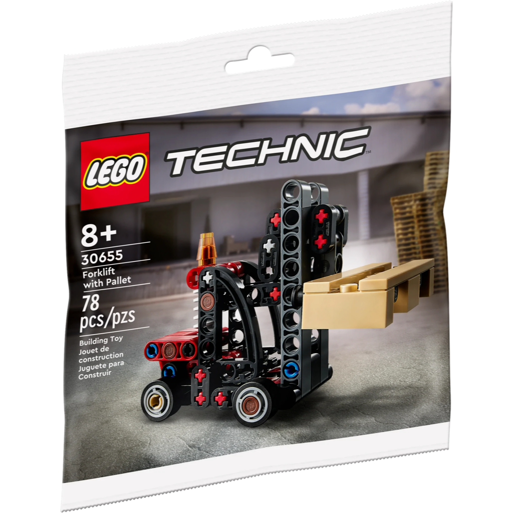 30655 Forklift with Pallet Polybag (Certified Complete)