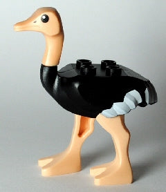 24689pb01c01 Ostrich with Light Nougat Legs