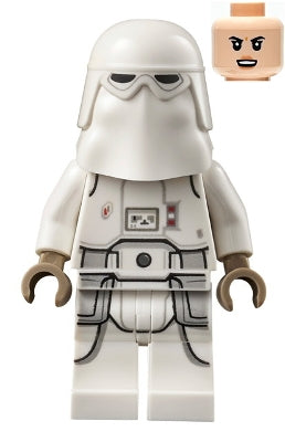 SW1178 Snowtrooper, Printed Legs, Dark Tan Hands - Female, Light Nougat Head