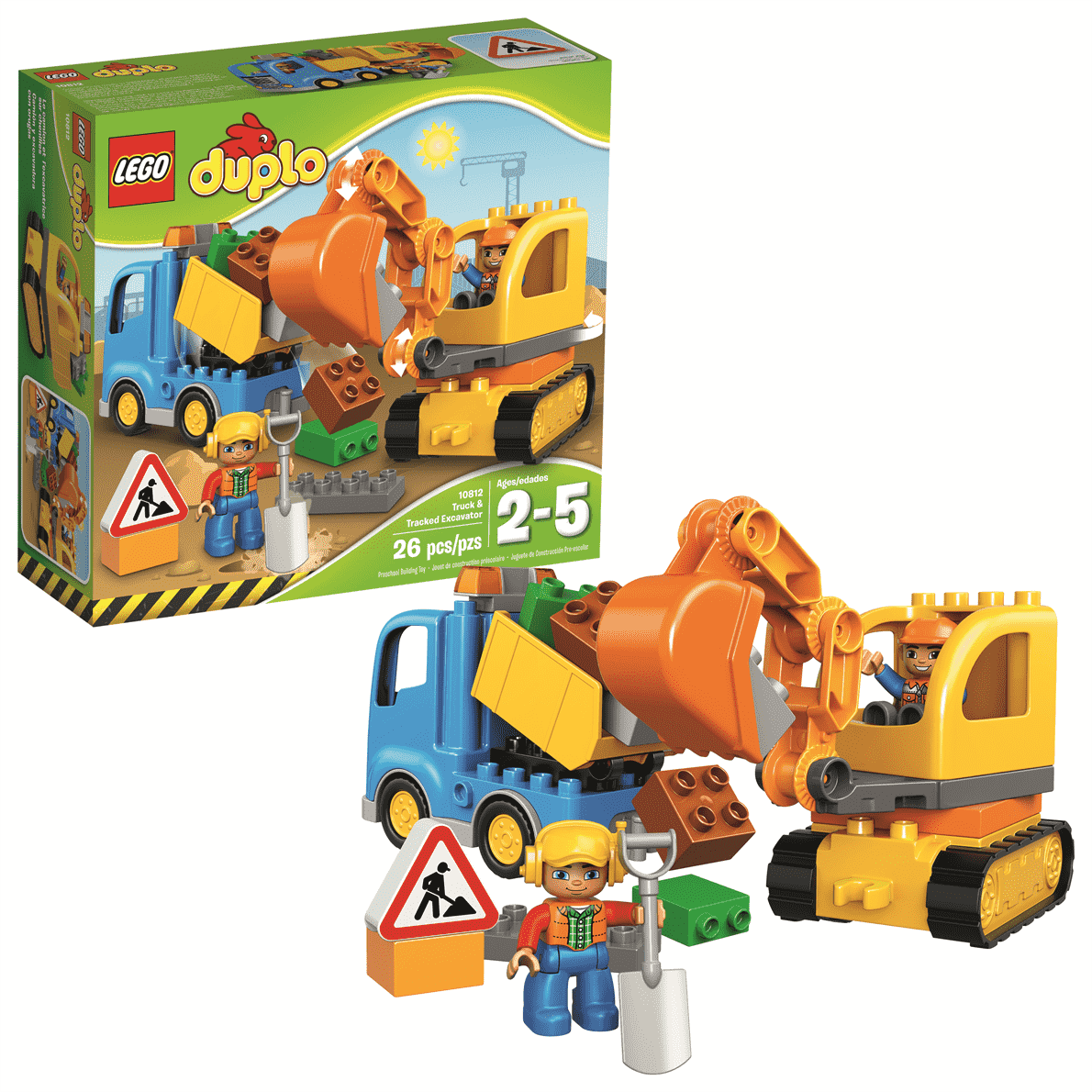 10812 Truck & Tracked Excavator