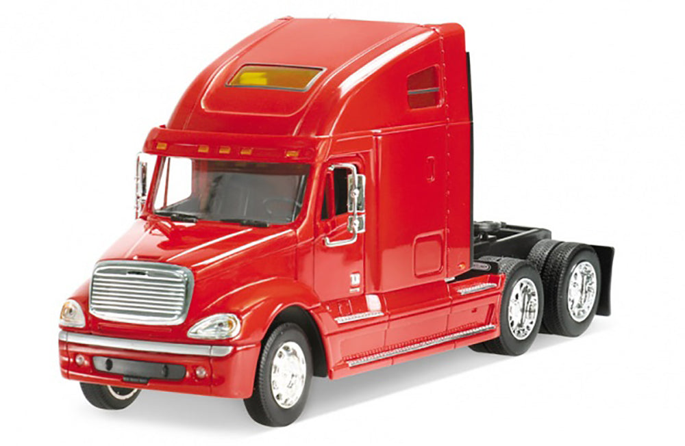 Freightliner Columbia Extended Cab Truck (Red) 1:32 Scale Diecast Truck By Welly (No Retail Box)