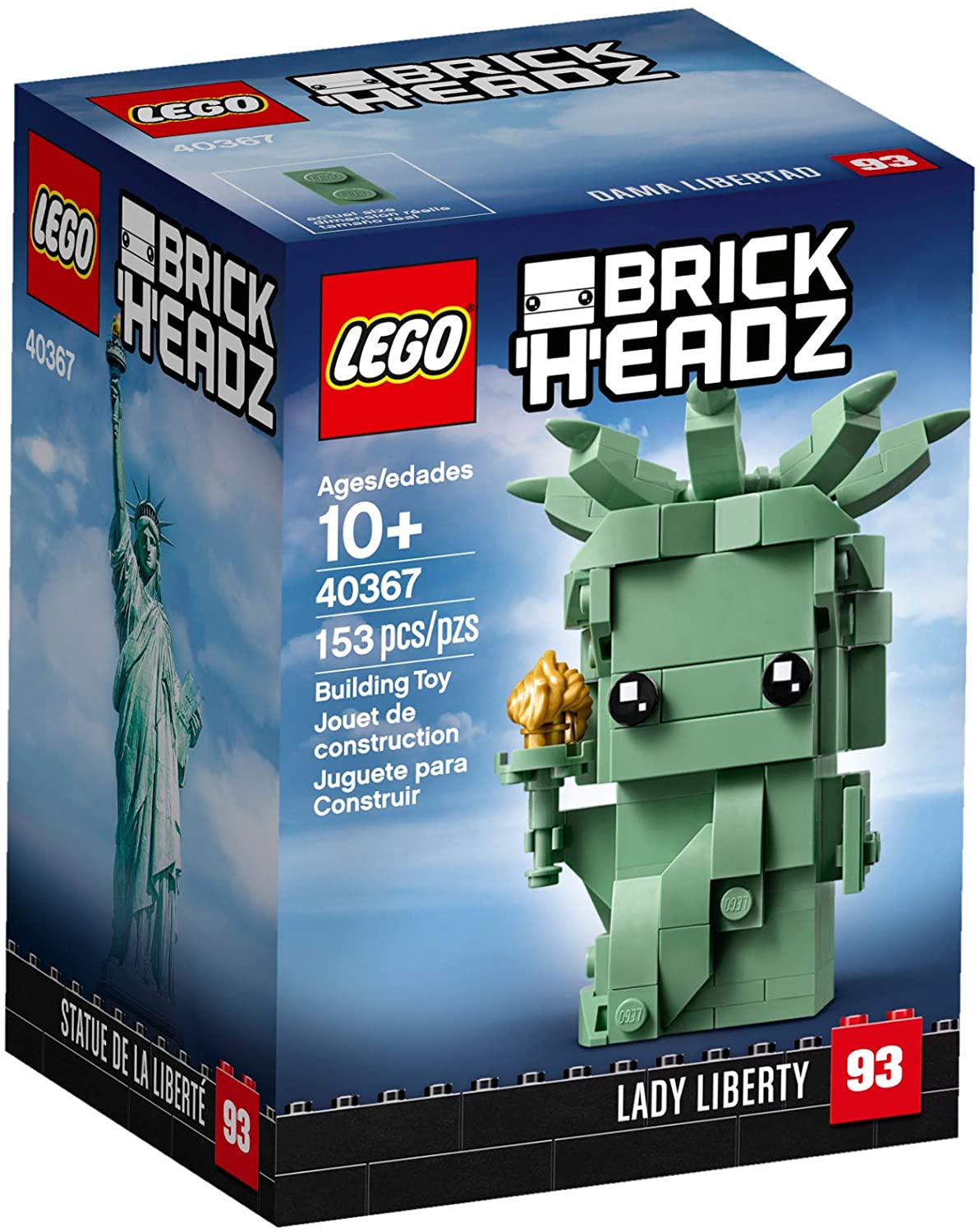 40367 Lady Liberty Brickheadz (Retired)