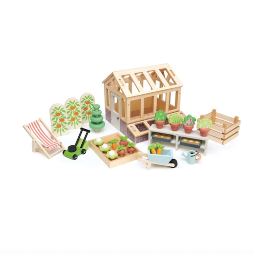Tender Leaf Greenhouse And Garden Set