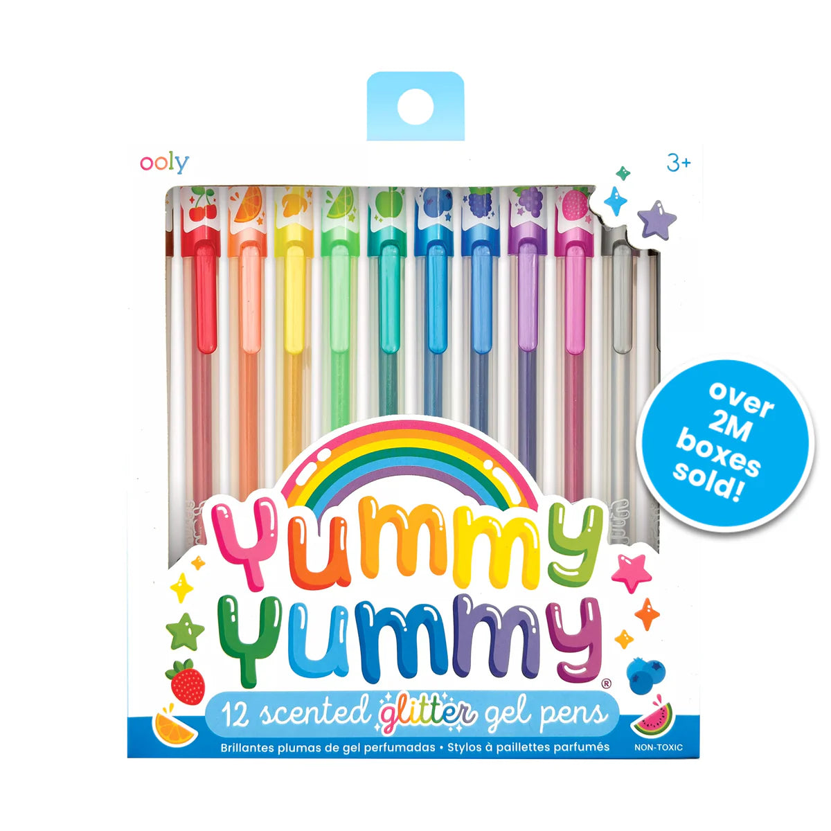 Yummy Yummy Scented Glitter Gel Pens 2.0 - Set of 12