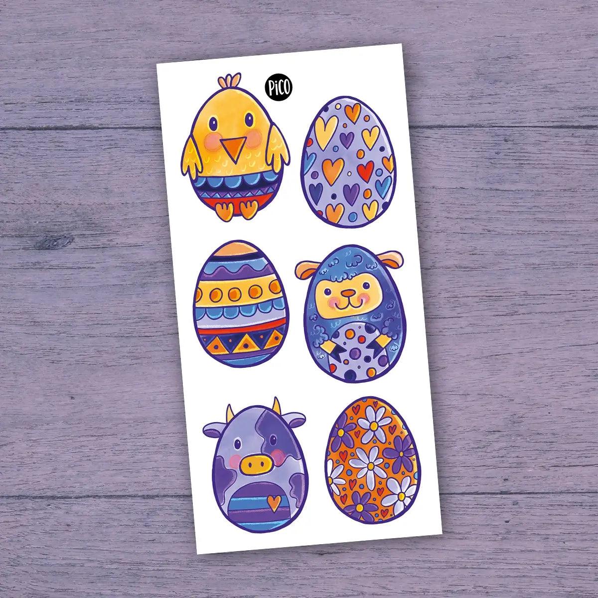 Temporary Tattoos- Easter Animals