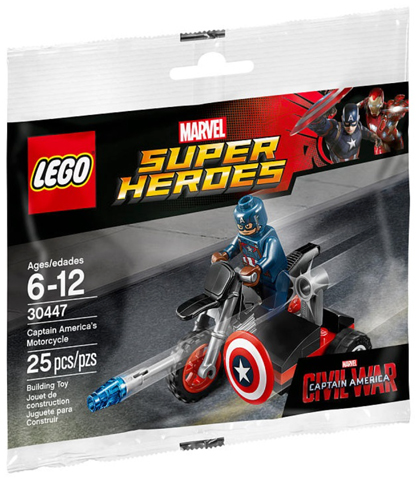 30447 Captain America's Motorcycle polybag