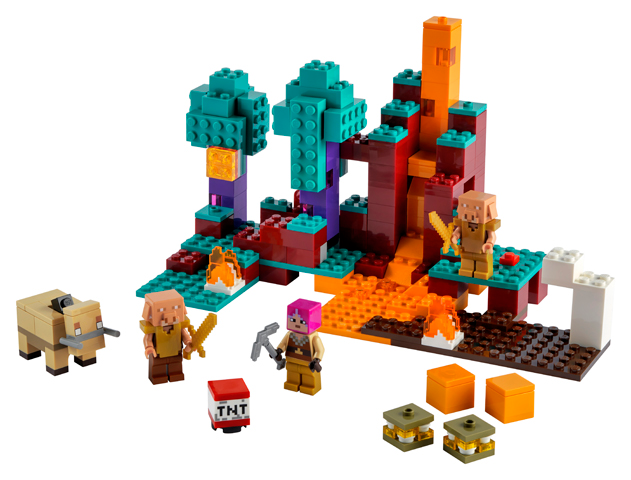 Minecraft: The Warped Forest LEGO 21168 Certified (used) In white box, Retired
