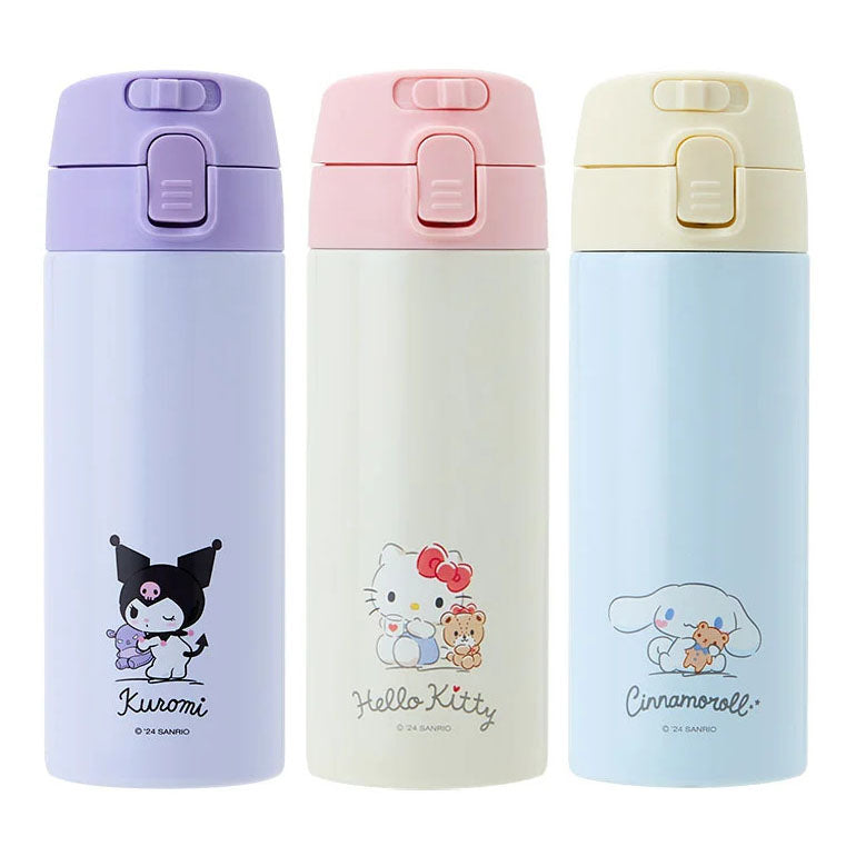 Japan Sanrio Stainless Steel Water Bottle Vacuum Flask 370ml (Simple Design)
