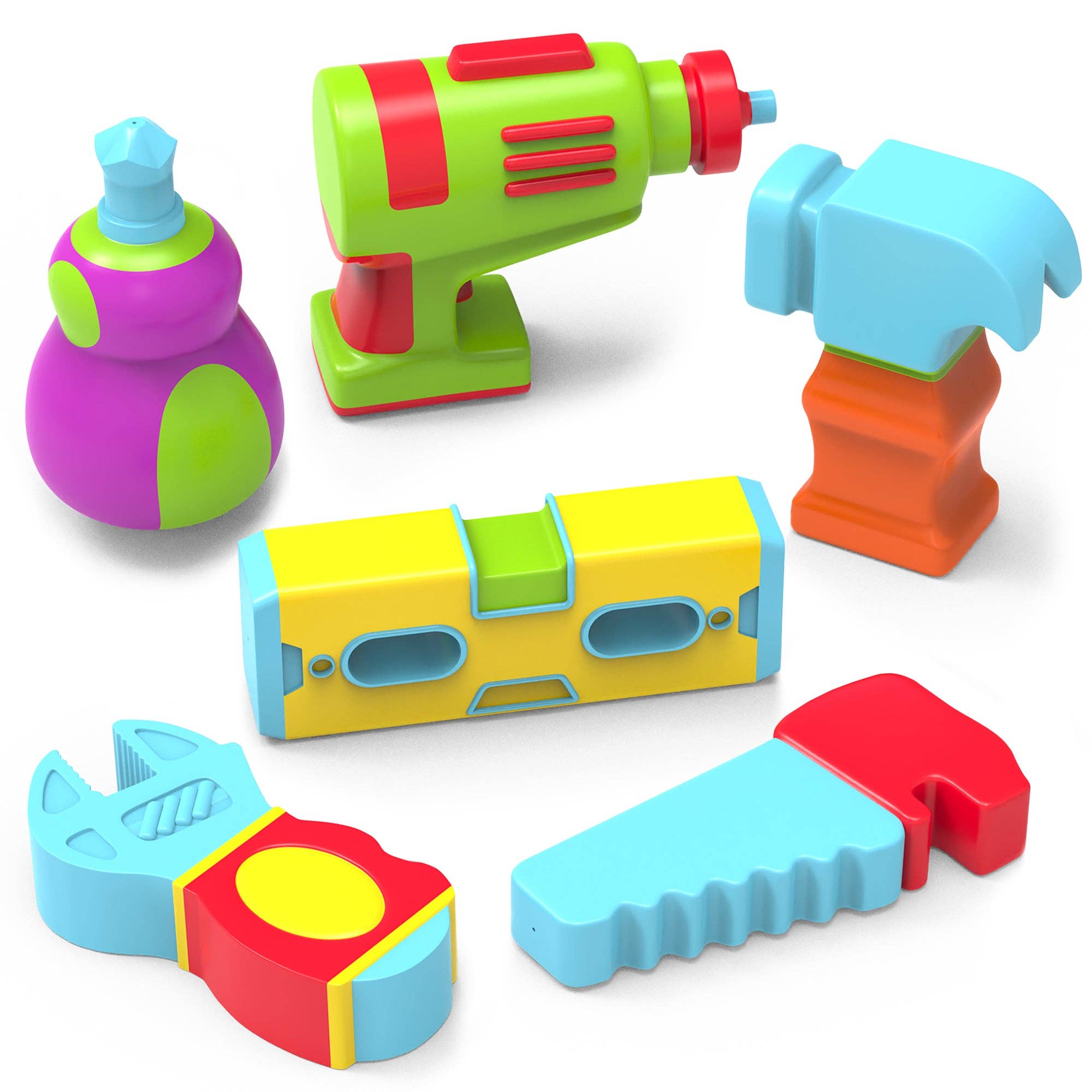 Tub Works® Tools™ Bath Toys 6pk