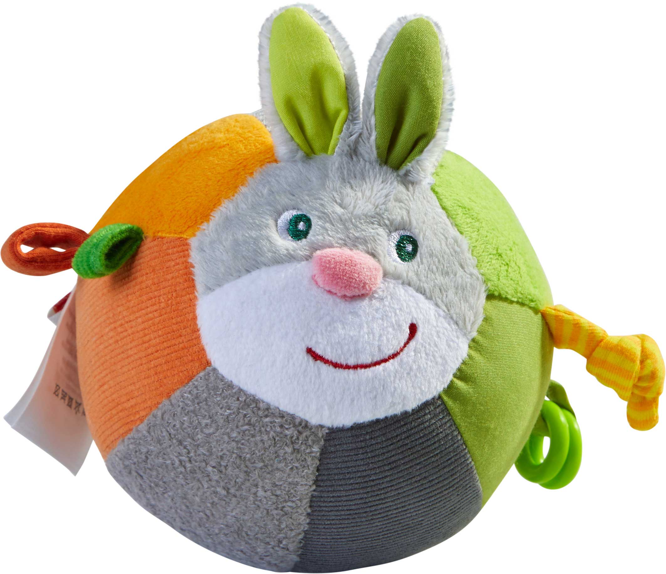 Bunny Plush Ball with Rattling Effects