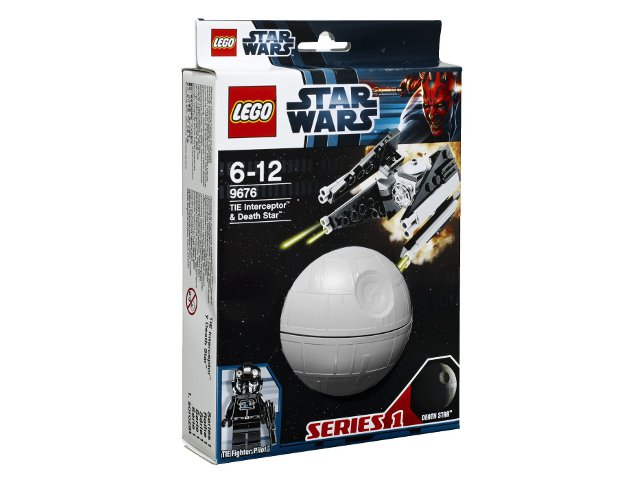 TIE Interceptor & Death Star - Star Wars LEGO 9676 Certified (preowned) in white box, retired