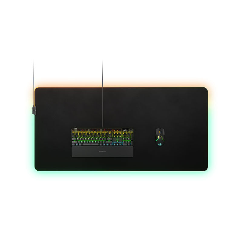 SteelSeries QCK Prism Cloth RGB Gaming Mousepad 3XL (PN63511)