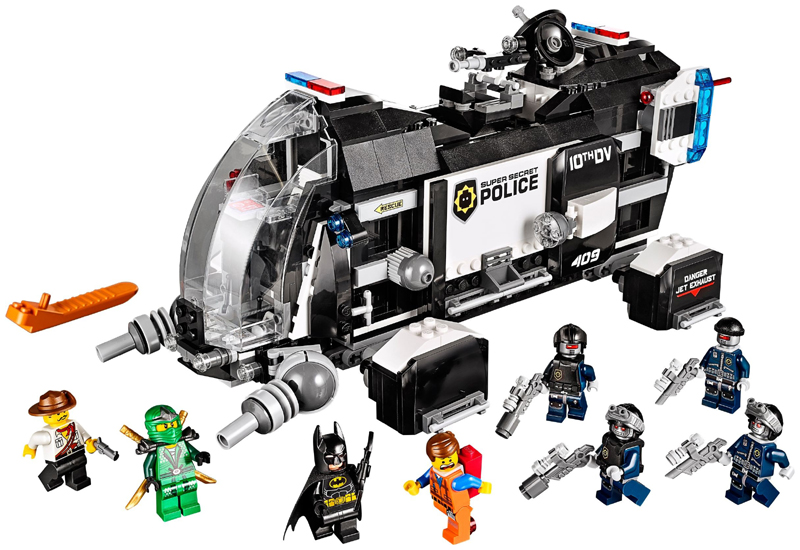 Super Secret Police Dropship The LEGO Movie LEGO 70815 Certified in original box, Retired
