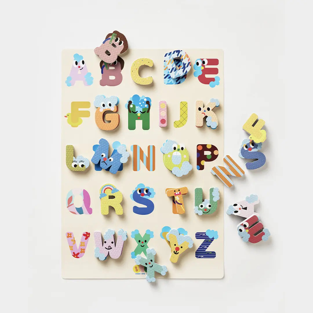 Alphabet Play Bath Stickers & Poster Set