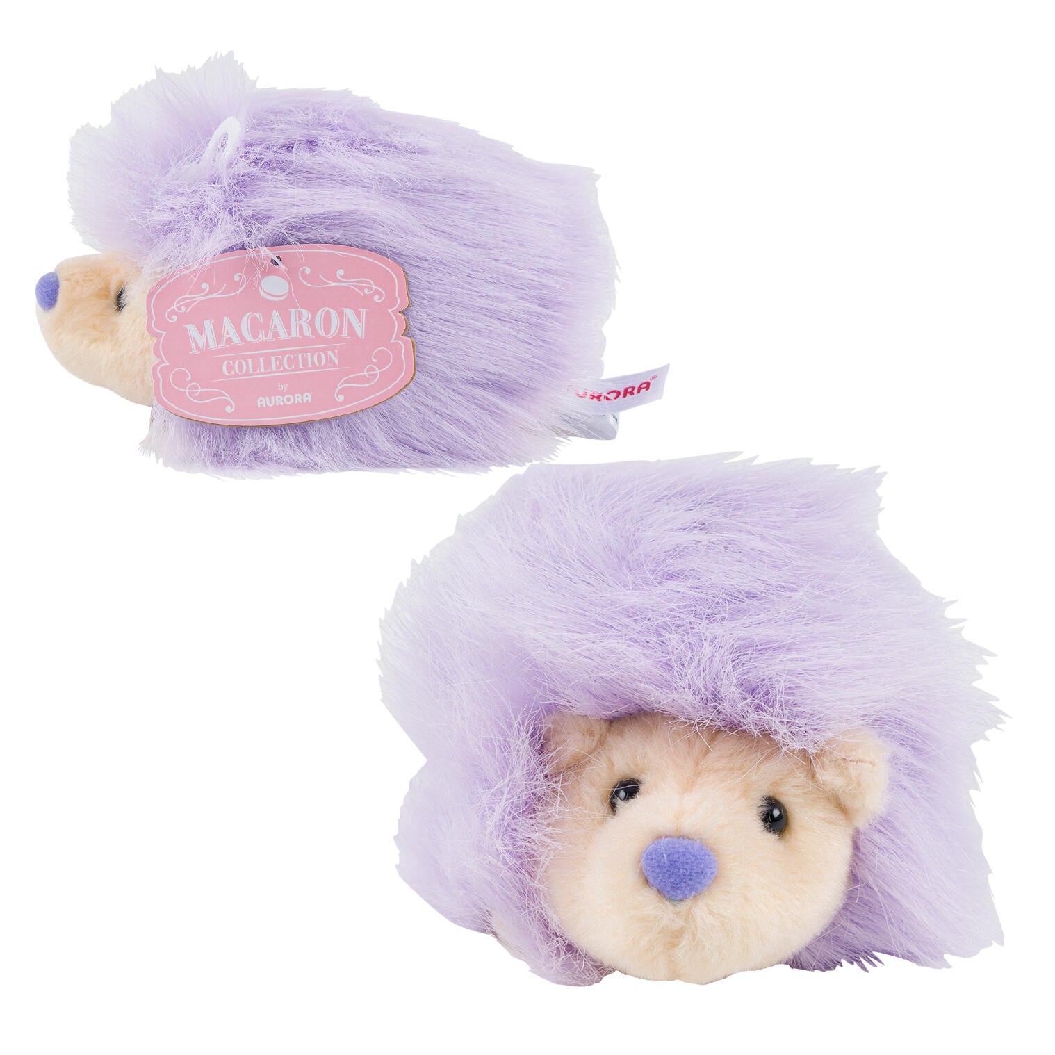 Macaron Collection Hedgehog Plush- 5"- Purple