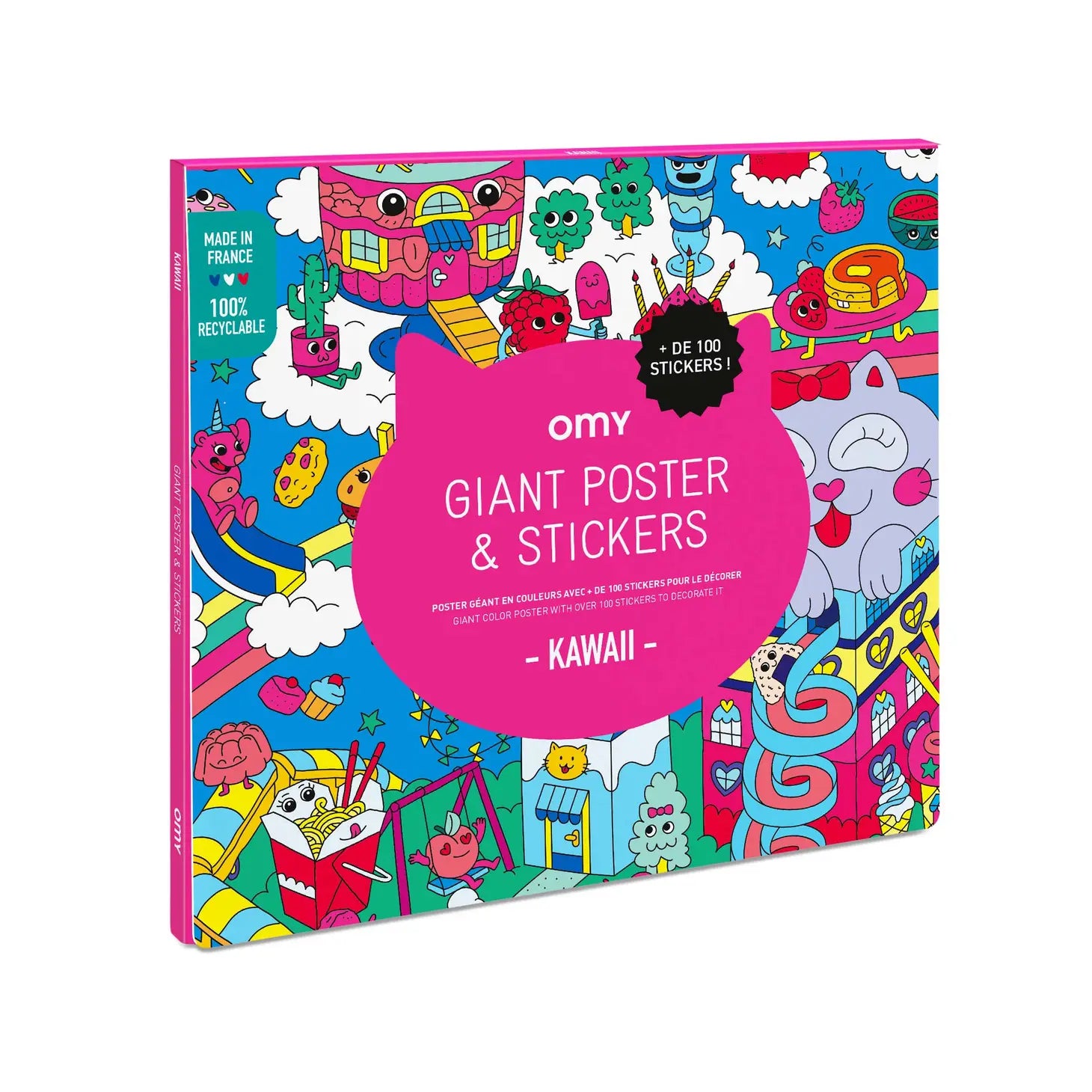 Kawaii Giant Sticker Poster