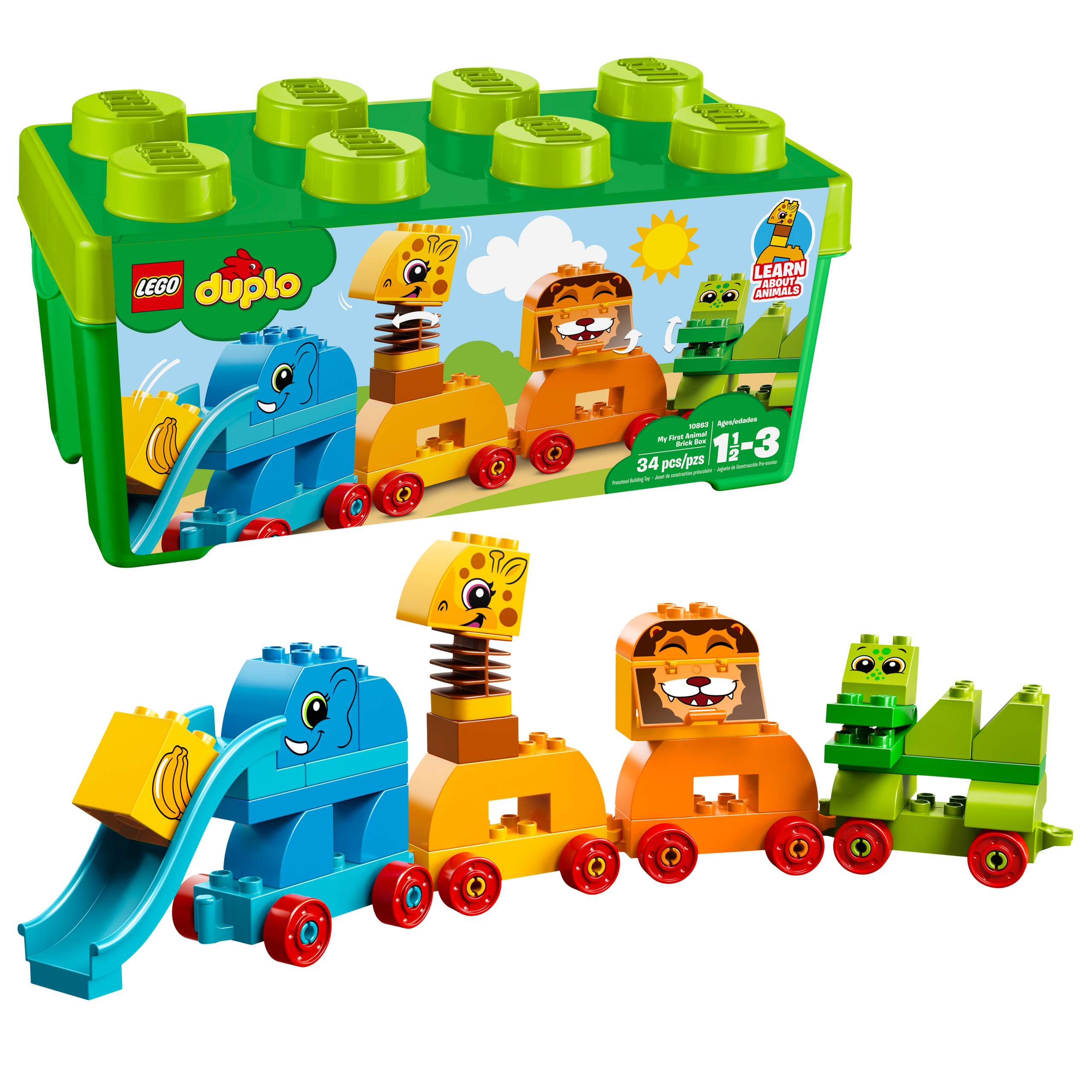 10863 My First Animal Brick Box