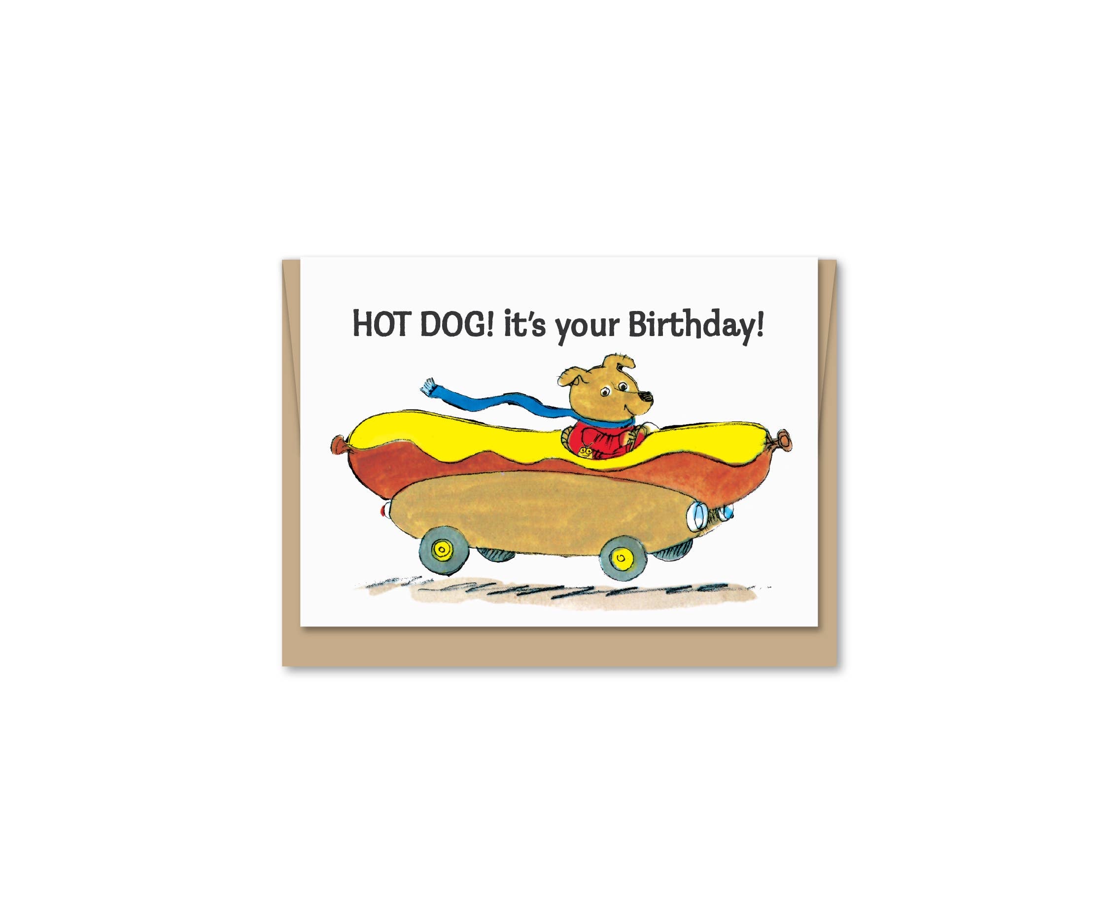 Mini Hot Dog | Birthday Greeting Card