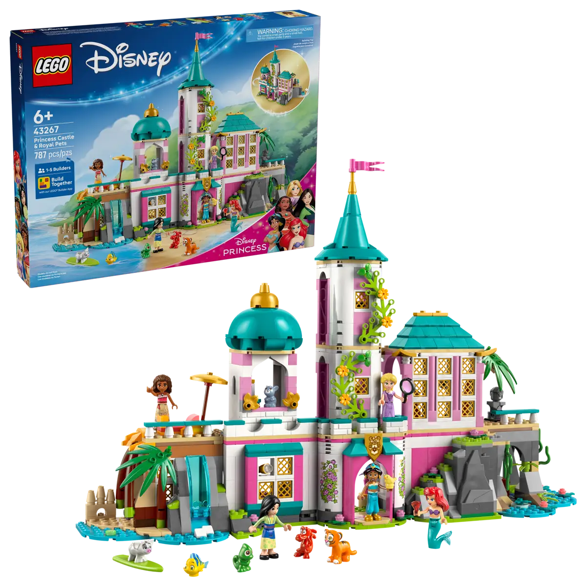 LEGO® Disney Princess Castle & Royal Pets 43267