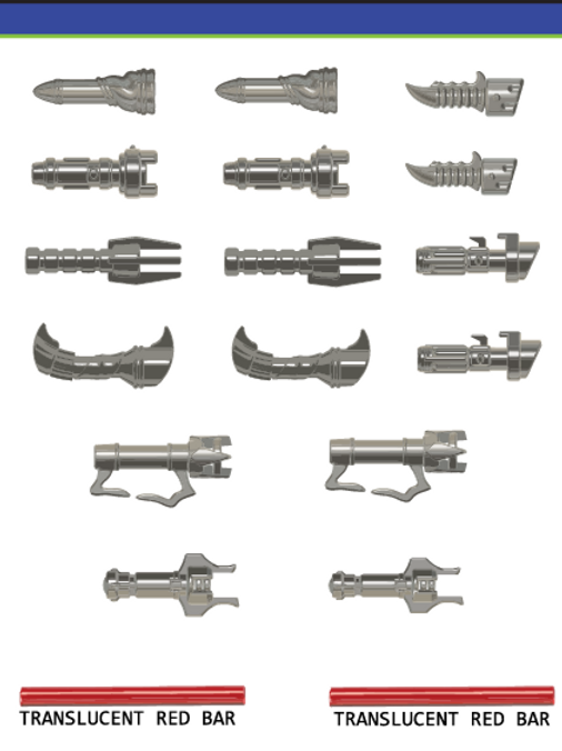 Dual Villain Metal Gray Hilt Pack