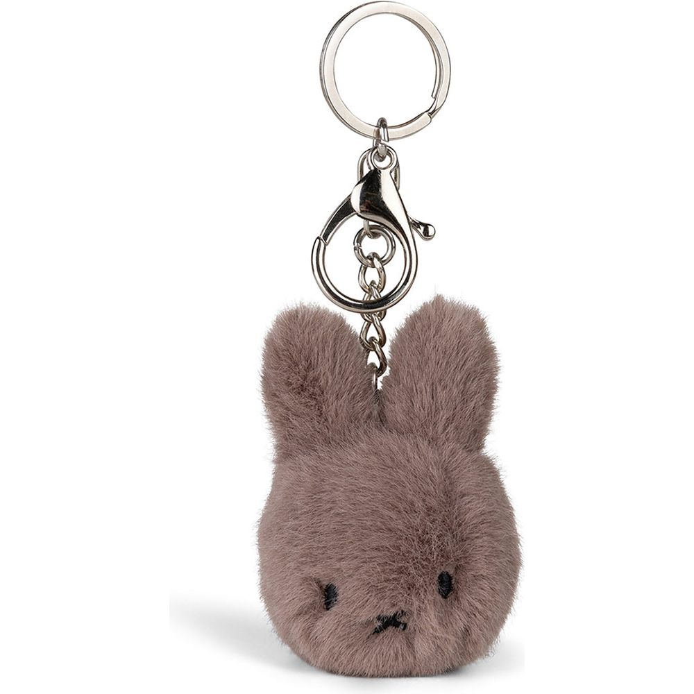 Miffy ECO Fuzzy Keychain - Taupe
