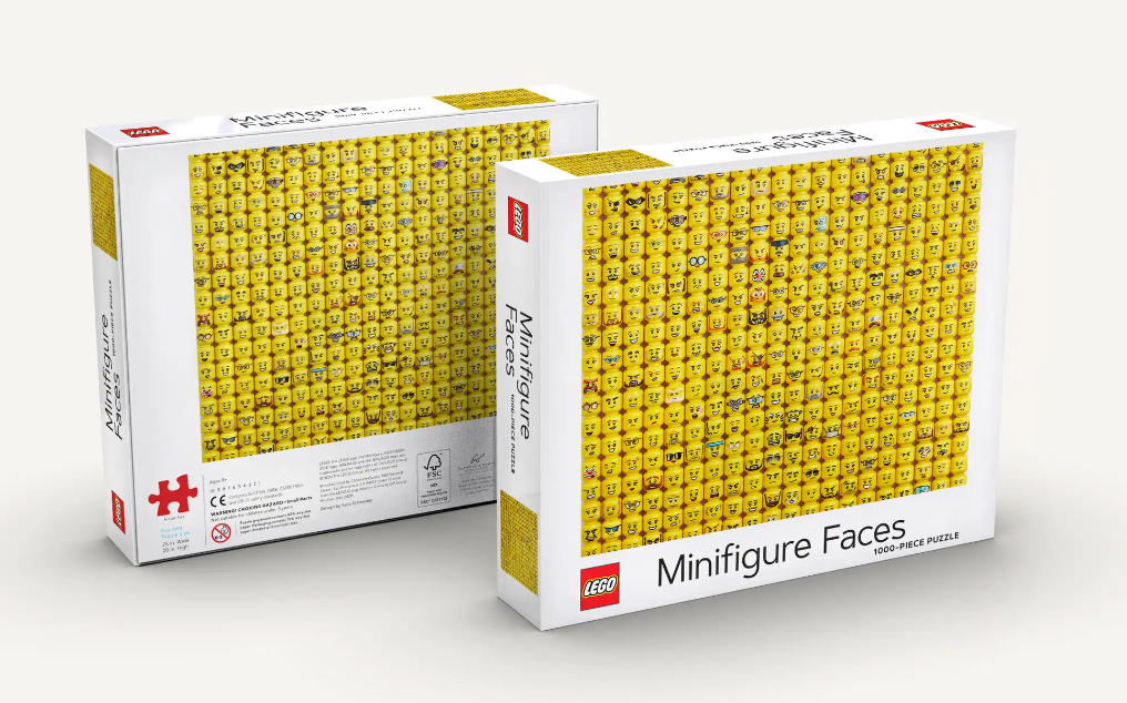 Minifigure Faces 1,000-Piece Puzzle
