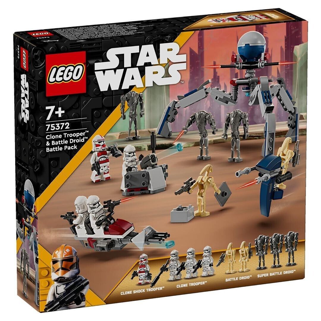 LEGO® Star Wars™ Clone Trooper™ & Battle Droid™ Battle Pack 75372