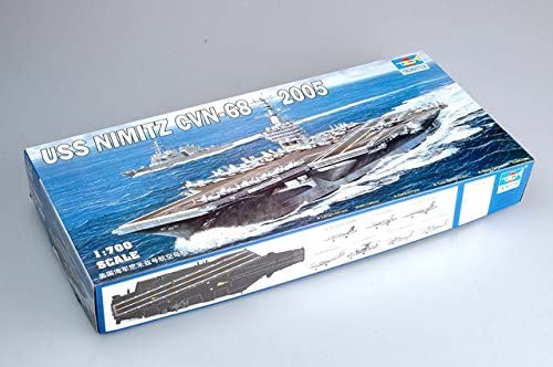 USS Nimitz Aircraft Carrier CVN-68 2005, 1:700 Scale Model Kit