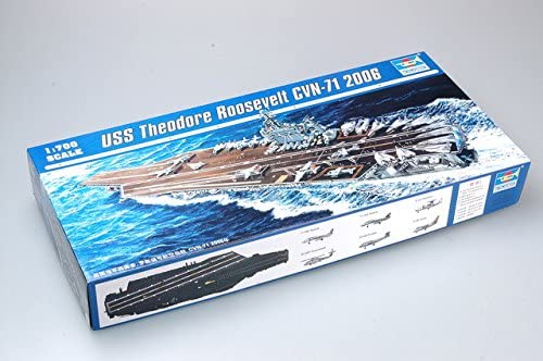 USS Theodore Roosevelt Aircraft Carrier CVN-71 2006, 1:700 Scale Model Kit