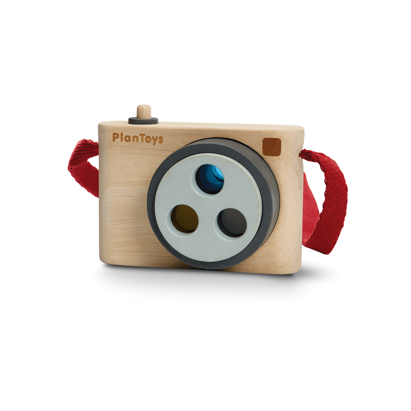 Colored Snap Camera Wooden Toy