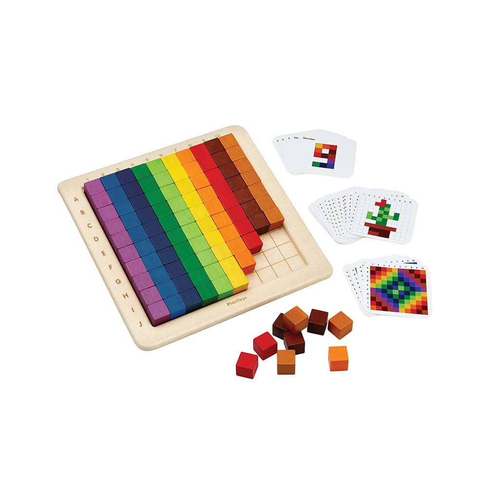 PlanToys 100 Counting Cubes - Unit Plus