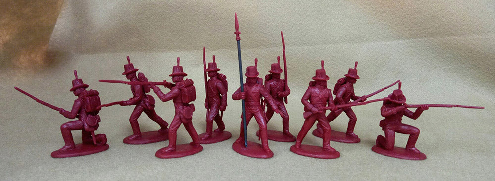 War of 1812 British Royal Marines 1803 - 1815, 54 mm (1/32) Scale Plastic Figures
