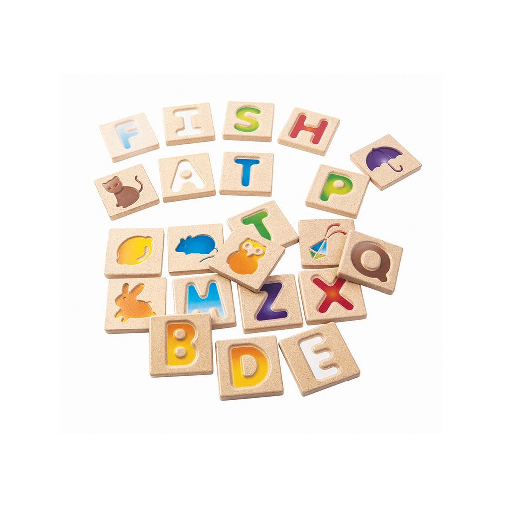 PlanToys Alphabet A-Z Gradient Tiles