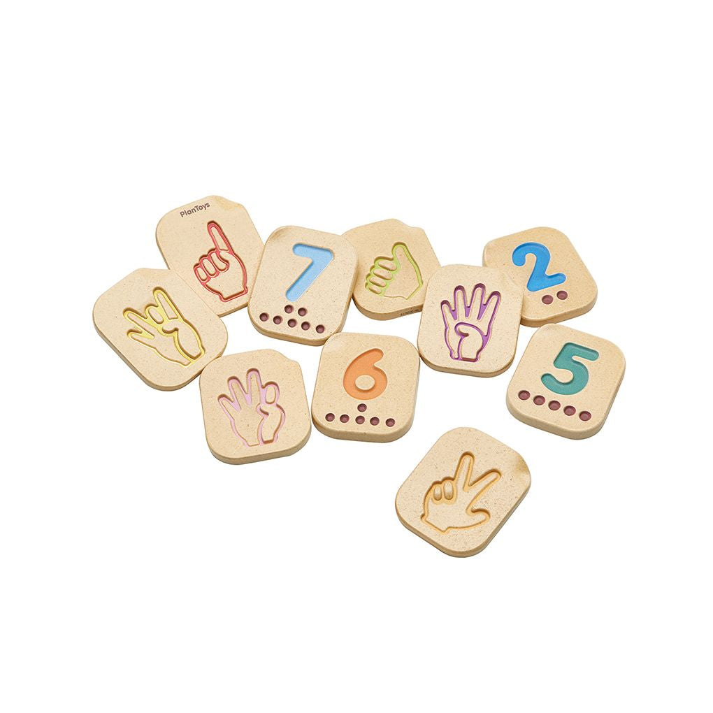 PlanToys Hand Sign Numbers 1-10