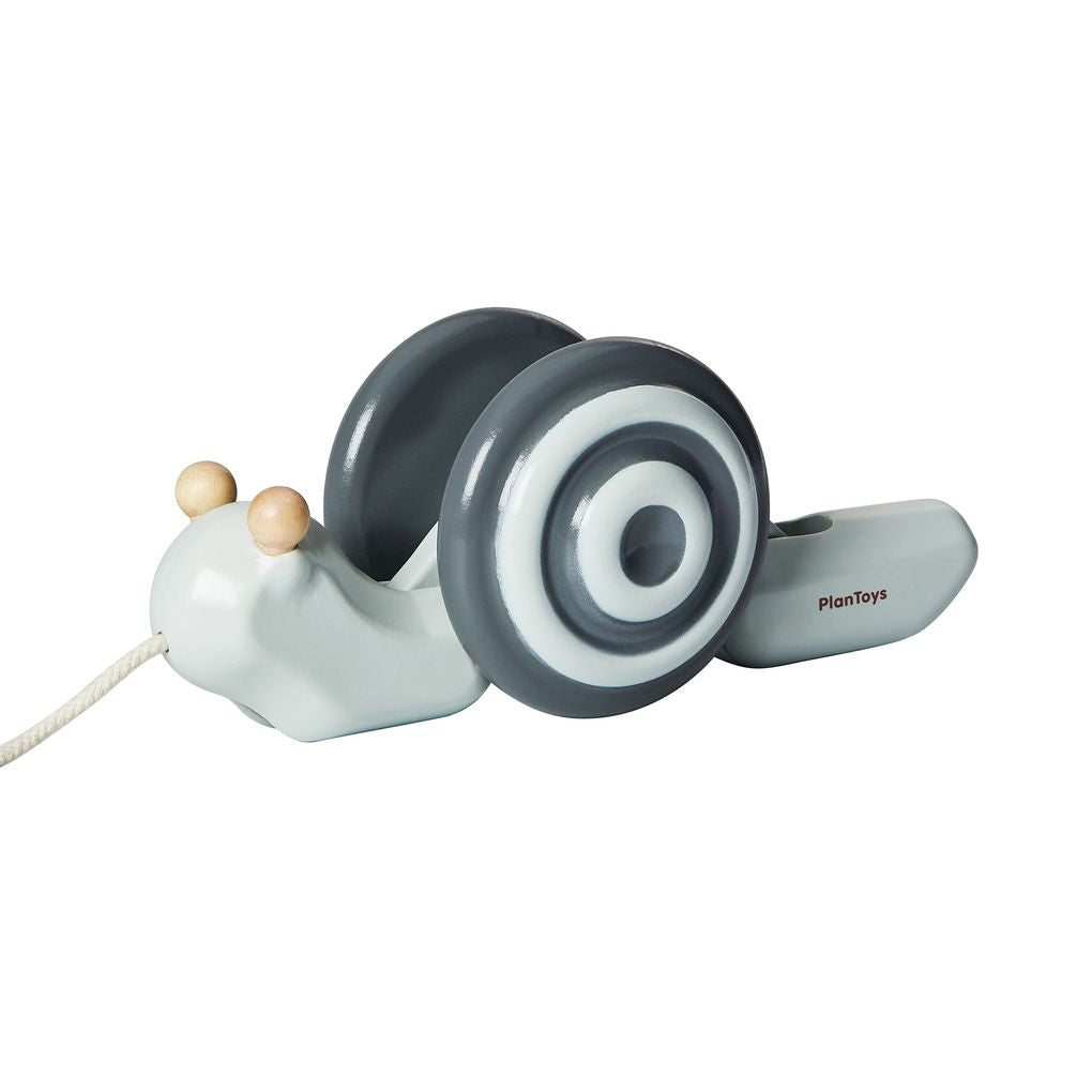 PlanToys Pull-Along Snail Mono