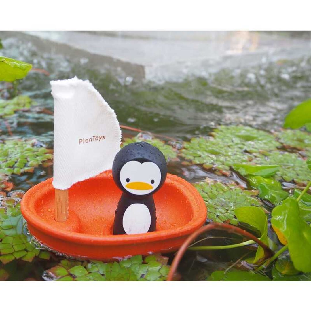 Plan Toys Sailing Boat - Penguin