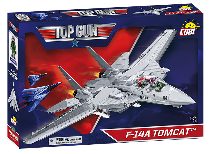 Top Gun Maverick Grumman F-14A Tomcat, 754 Piece Block Kit