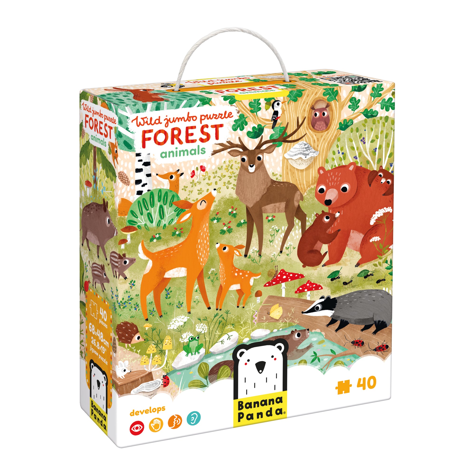 Wild Jumbo Puzzle- Forest Animals