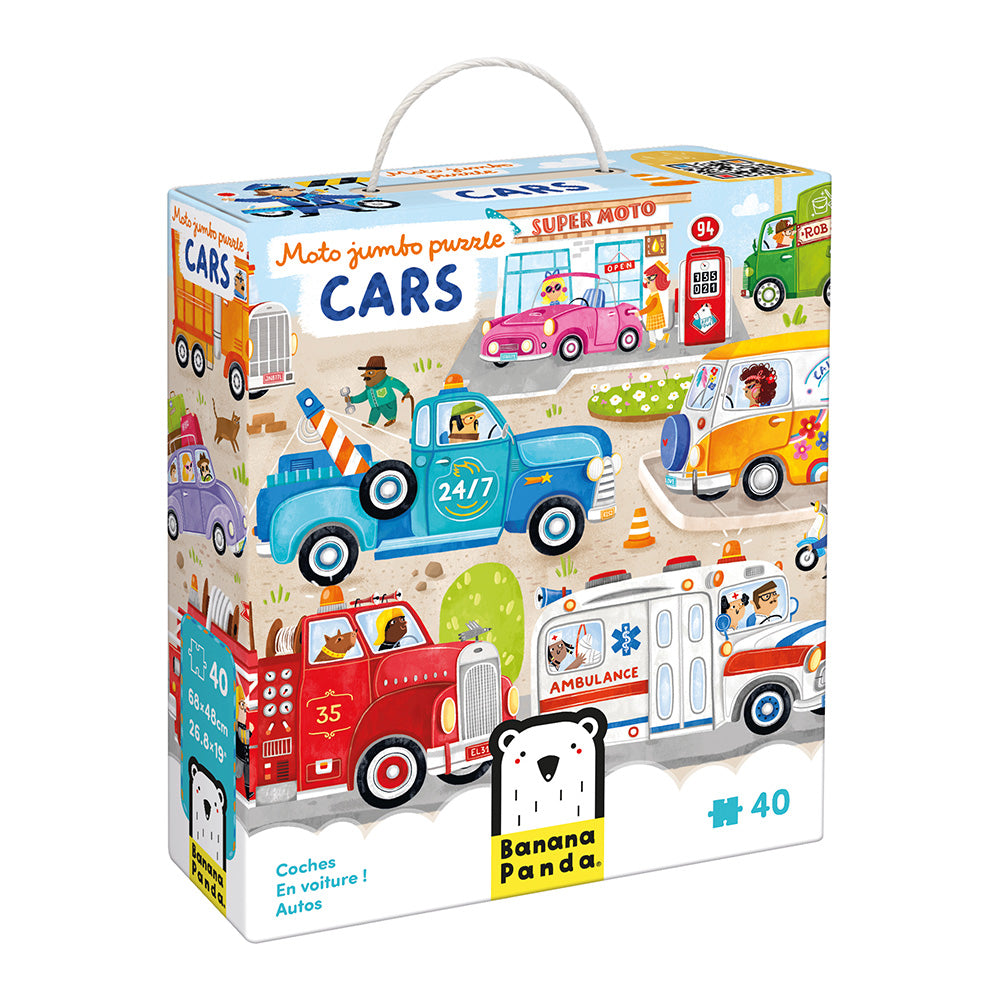 Moto Jumbo Puzzle- Cars